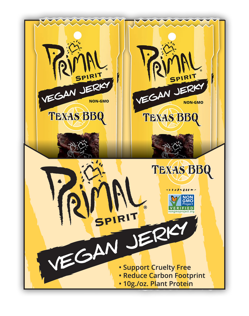 Primal Spirit Vegan Jerky TEXAS BBQ